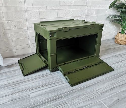 collapsible plastic crates with lids